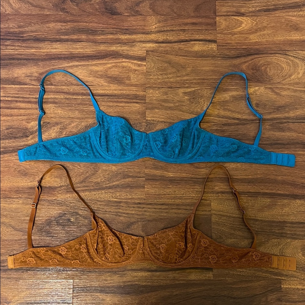 Set of Flirtitude Lace Underwire Bras Set of 2
